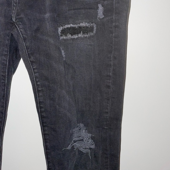 Abercrombie Athletic Black Ripped Jeans 31x32 - Picture 3 of 7